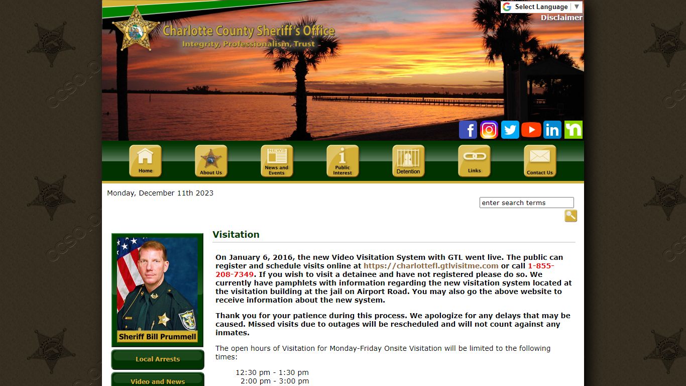 Visitation - CCSO